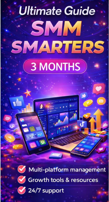 SMM Smarters Guide – 3 Mois